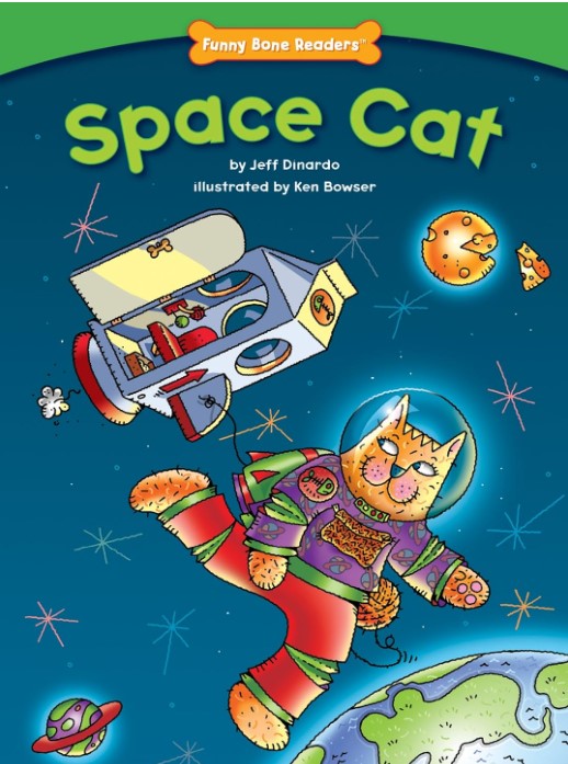 Funny Bone Readers Space Cat